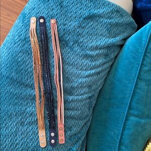 Set of Two Beaded Bracelets